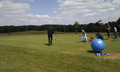 Golf trick shots with The Wombats